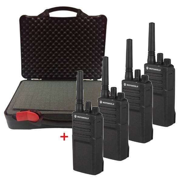 Pack 4 Motorola XT420  + maleta de transporte