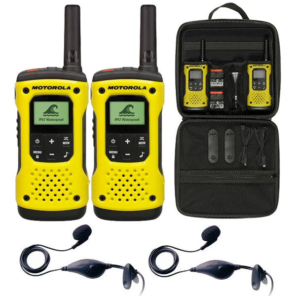 Pack Motorola T92 H2O + 2 Kits portátiles conexión 1 pin