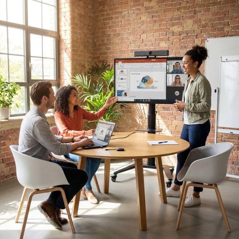 Pack de videoconferencia BYOD Barco para huddle rooms