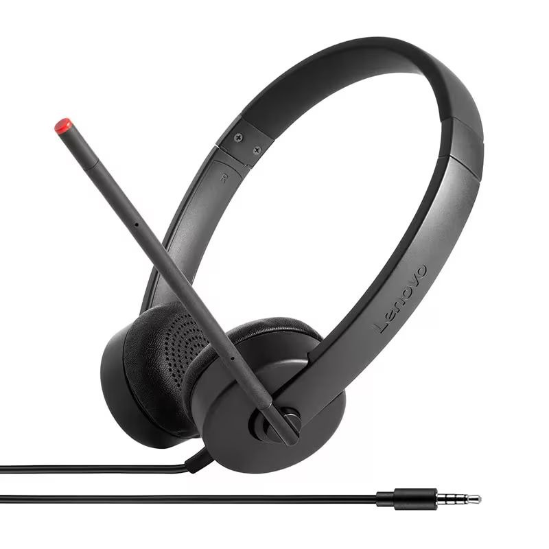 Lenovo Auriculares Estéreo con Cable 3,5 mm