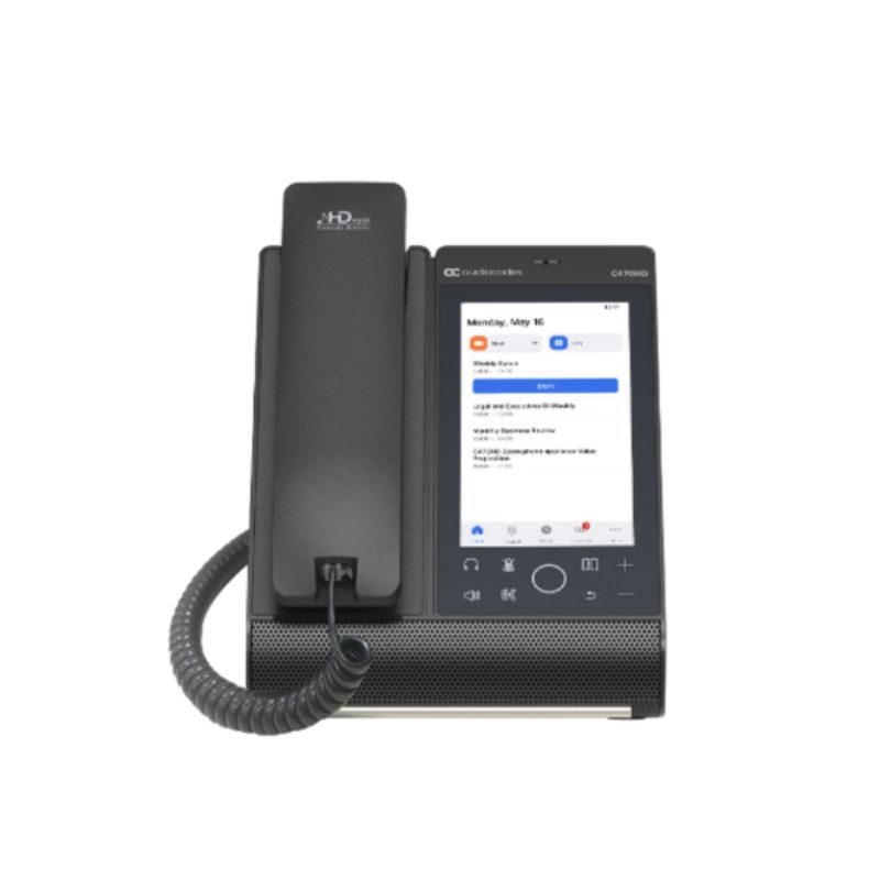 AudioCodes C470HD Teléfono IP Zoom con Pantalla Táctil