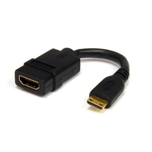 agujero Licuar Calma Cable adaptador HDMI a mini HDMI - 12 cm | Onedirect