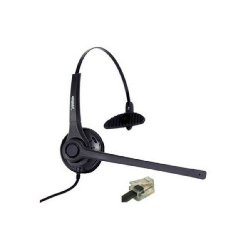 Yealink - Auriculares de teléfono con micrófono con cancelación de ruido,  RJ9, auriculares para teléfono de oficina, compatibles con Yealink T20P  T21P