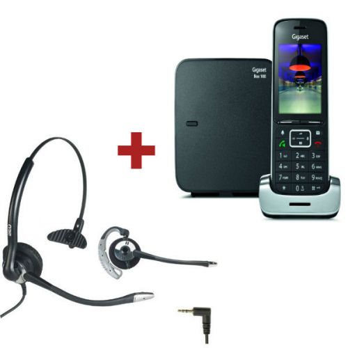 Señora Alacena famélico Gigaset SL450 Negro + Auricular OD HC10 - Teléfono DECT y auricular  |Onedirect