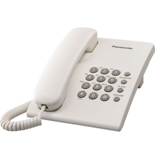 Panasonic KX-TS500 Blanco - Teléfono fijo económico - Onedirect