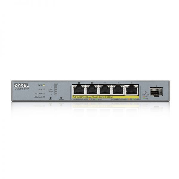 Zyxel GS1350-6HP switch CCTV gestionable