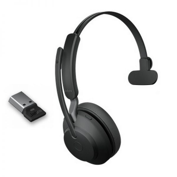 Jabra Evolve2 65 MS Mono USB-A con base de carga