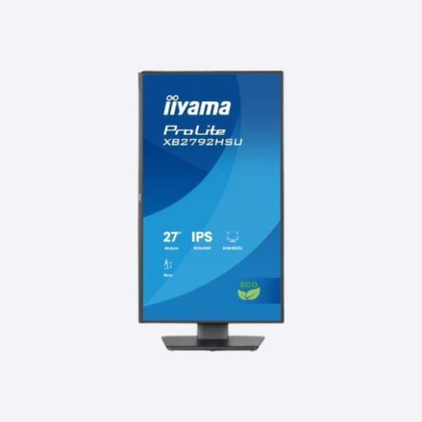iiyama monitor pivot vertical mode office setup
