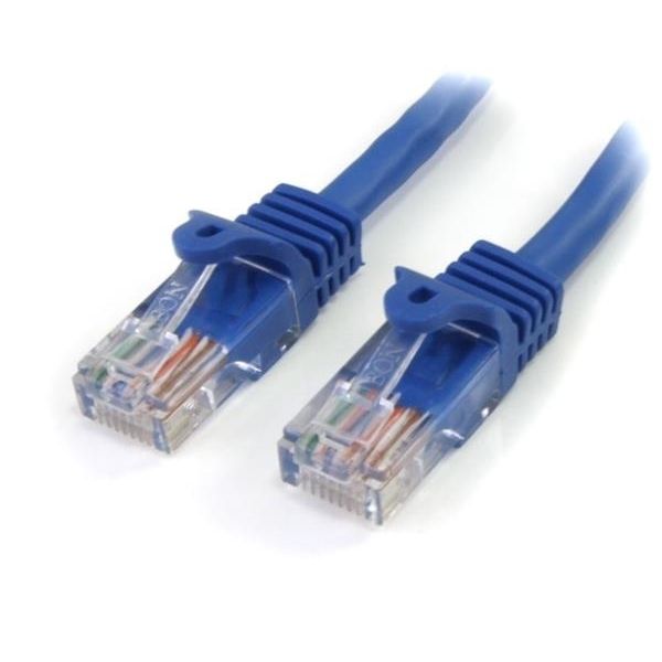 Cavo di rete CAT5e - Cavo Patch Ethernet RJ45 UTP blu da 5m antigroviglio