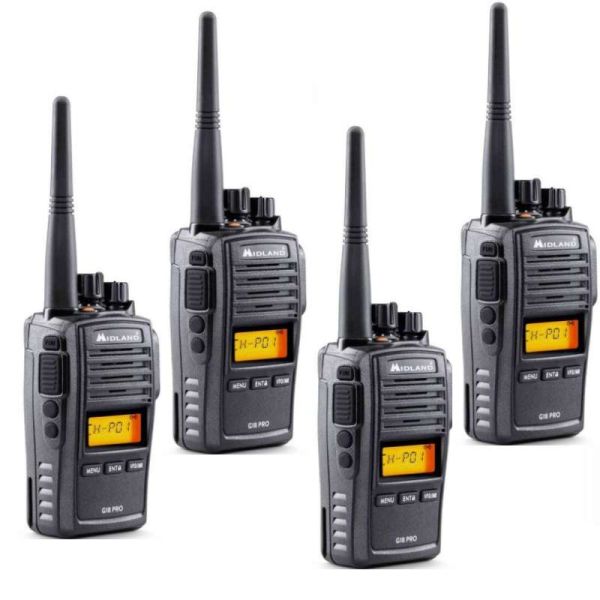Pack cuarteto Midland G18 Pro 