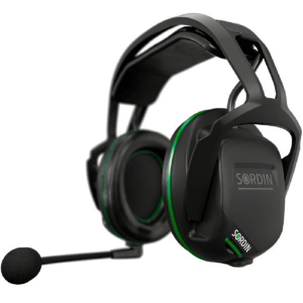 Sordin Sharp diadema espuma negro con micro boom