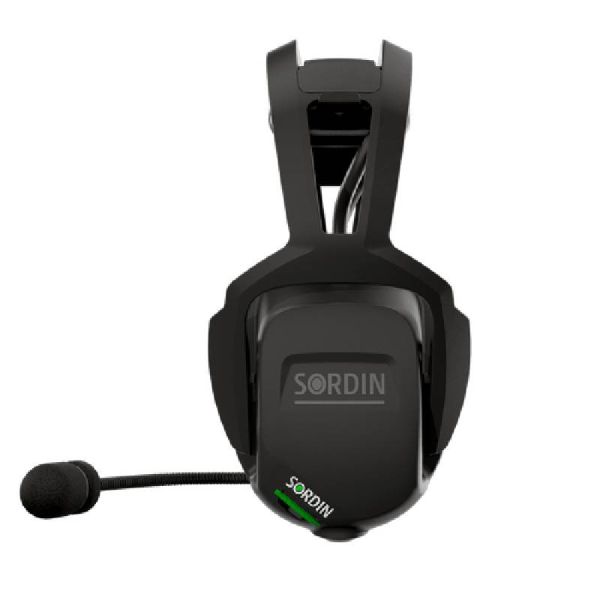 Sordin Sharp diadema espuma negro con micro boom