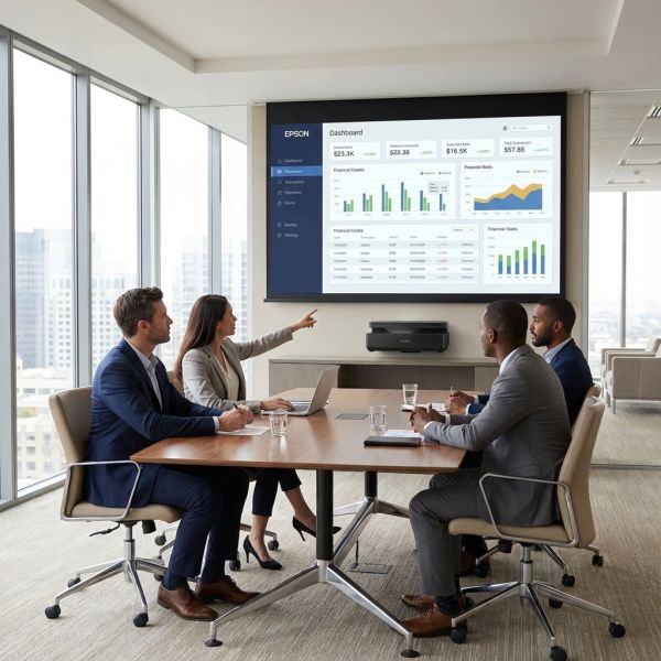 Epson EB-775F professional laser projector for meeting rooms