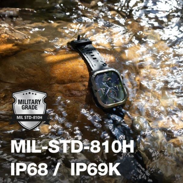 1. AGM Legion 3 Rugged Smartwatch Water Resistance