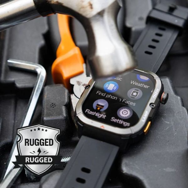 AGM Legion 3 Rugged Smartwatch Wrist View
