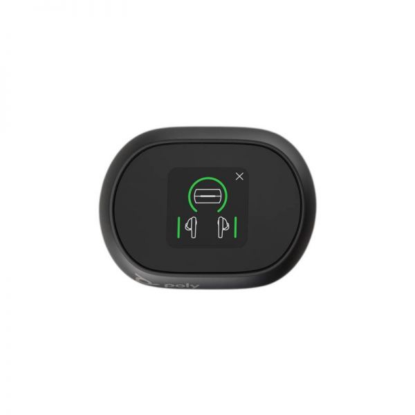 Estuche de carga negro para Poly Voyager Free 60+ USB-A
