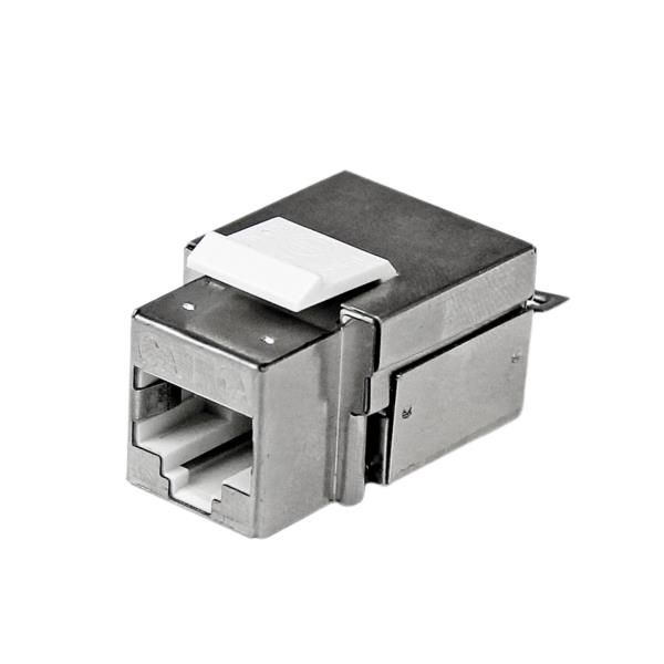 Jack Keystone RJ45 Cat 6a schermato bianco - Tipo 110