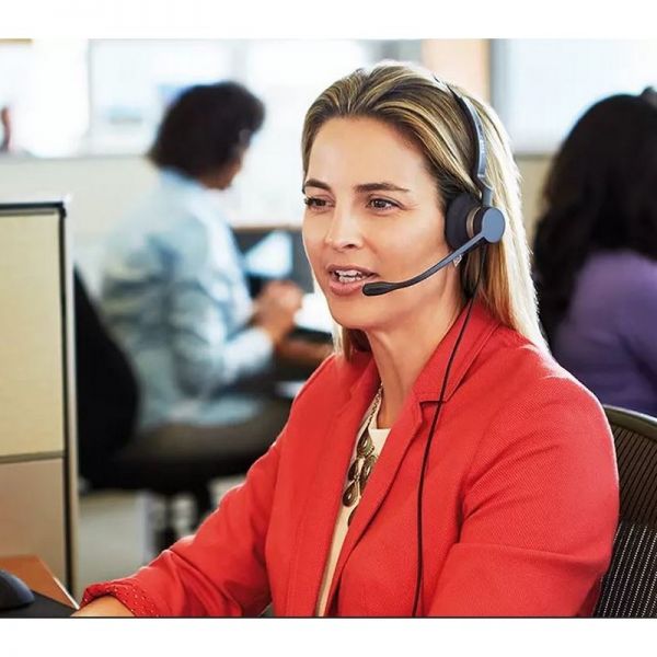 Jabra BIZ 2400 II Mono, 3 sujeciones con micrófono ultra cancelación