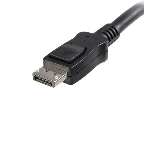 Cable de 5m DisplayPort 4K HBR2 con Cierre de Seguridad - 2x Macho DP