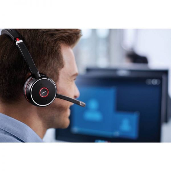 Jabra Evolve 75 MS Duo SE-Con base de carga