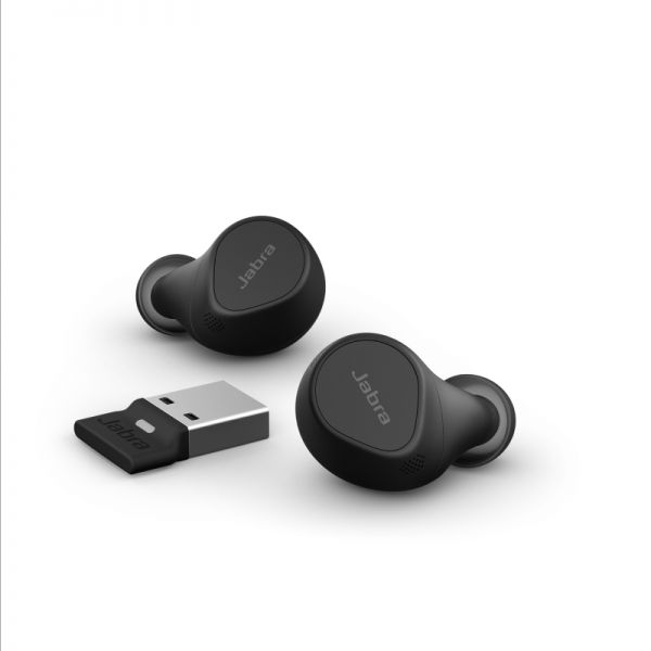 Jabra Evolve2 Buds USB-A MS con base de carga inalámbrica