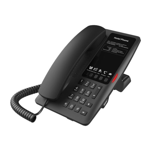 Fanvil H4 teléfono IP para hotel- Negro