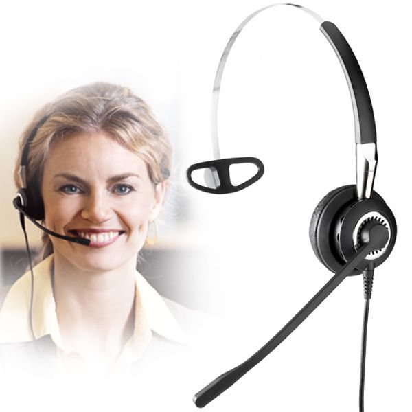 Jabra BIZ 2400 USB Mono MS Corded PC Headset 