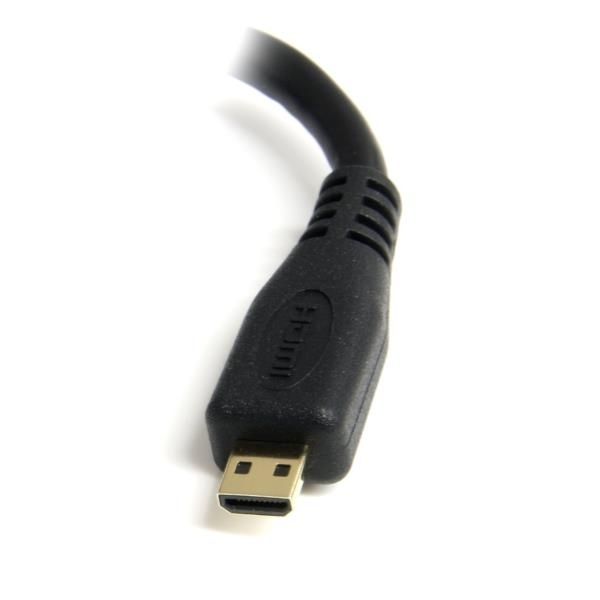 Cable de 12cm Adaptador HDMI de alta velocidad - HDMI a Micro HDMI - Hembra a Macho