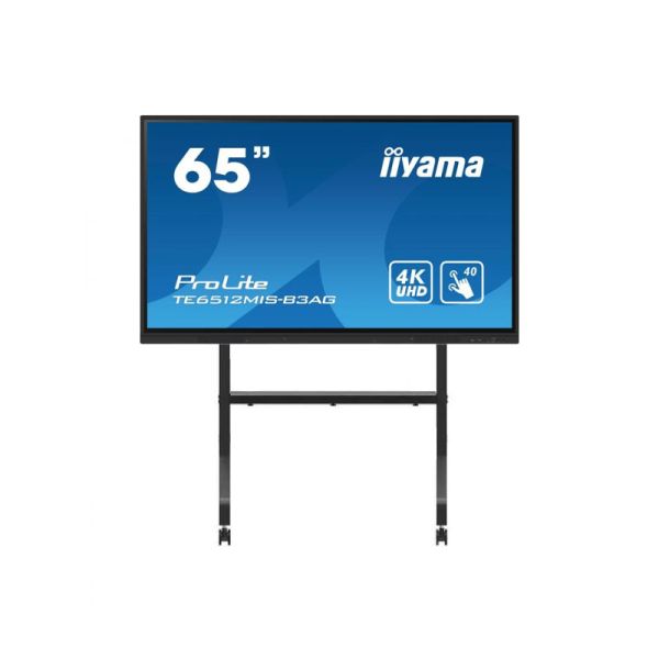 iiyama ProLite TE6512MIS-B3AG + Neomounts soporte con ruedas