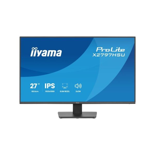 iiyama ProLite X2797HSU-B1 27 inch IPS monitor front view