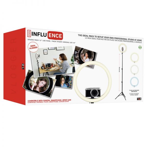T’NB Influence Anillo LED con Trípode de estudio