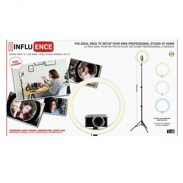 T’NB Influence Anillo LED con Trípode de estudio