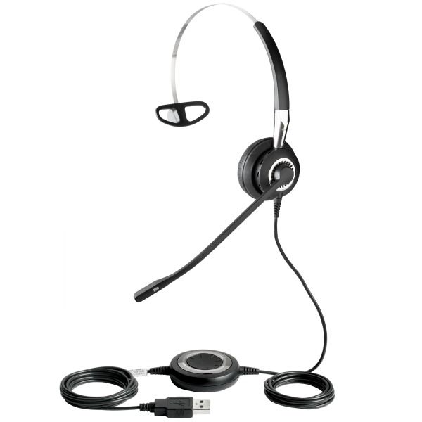 Jabra BIZ 2400 USB Mono MS Corded PC Headset 