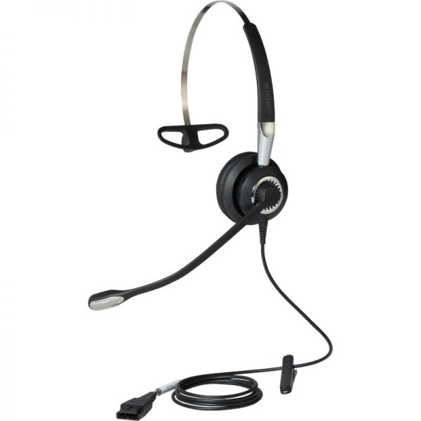 Jabra BIZ 2400 II Mono, 3 sujeciones con micrófono ultra cancelación
