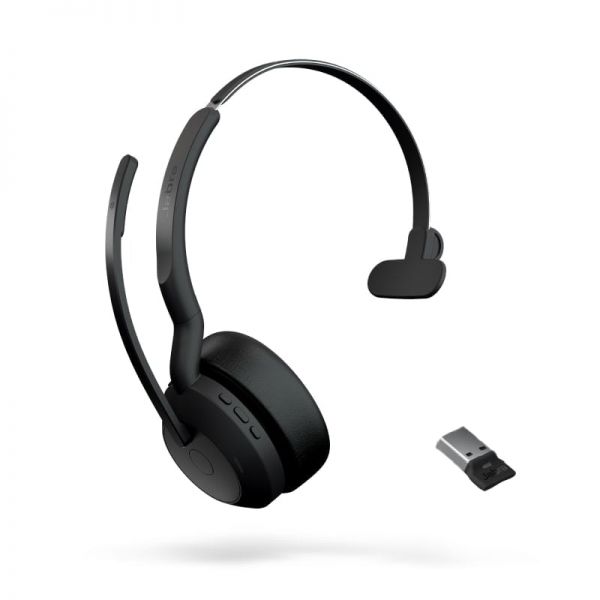 Jabra Evolve2 55 UC Mono Link 380 USB-A con base de carga