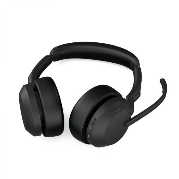 Jabra Evolve2 55 UC Estéreo Link 380 USB-C con base de carga