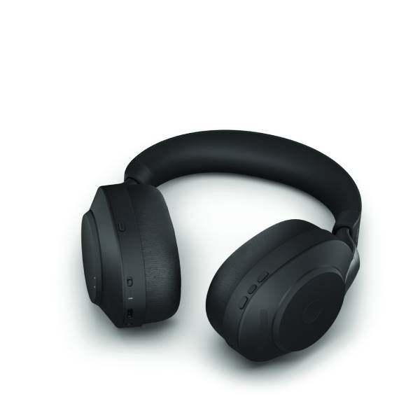 Jabra Evolve2 85 UC Stereo con soporte de carga - Negro