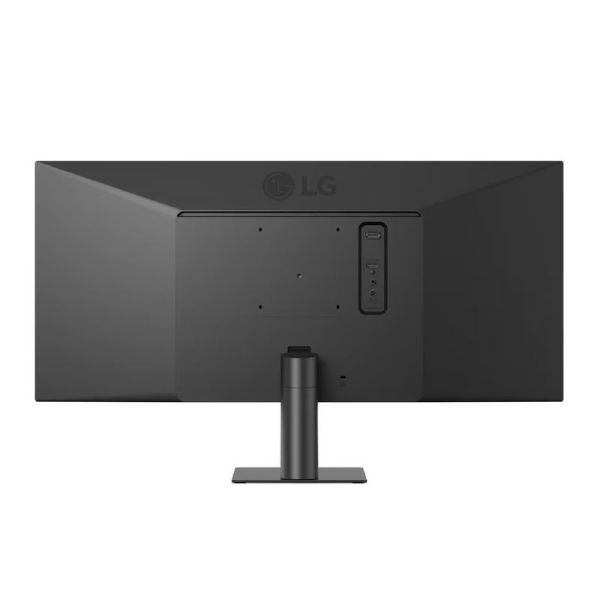 Angled rear view of LG 29-inch UltraWide monitor