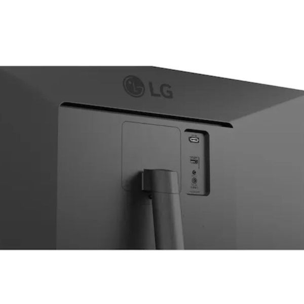 Rear detail of LG 34-inch UltraWide monitor