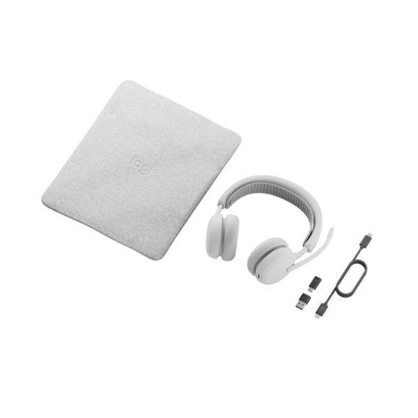 Logitech Zone Wireless 2 Weiss Teams mit Empfänger