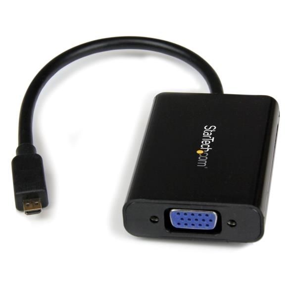 Adattatore convertitore Micro HDMI a VGA con audio per smartphone/ultrabook/tablet - 1920x1200