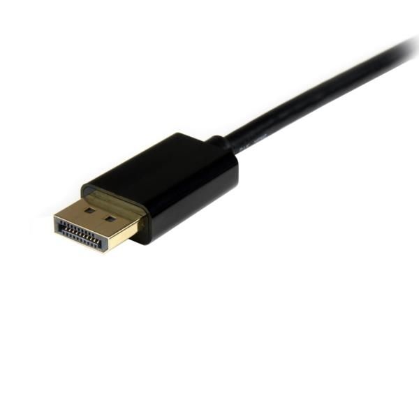 Cable Adaptador de 2m de Monitor Mini DisplayPort 1.2 Macho a DP Macho - 4k