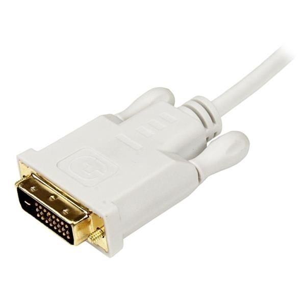 Cable de 91cm Adaptador de Vídeo Mini DisplayPort a DVI-D - Conversor Pasivo - 1920x1200 - Blanco