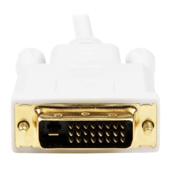 Cable de 91cm Adaptador de Vídeo Mini DisplayPort a DVI-D - Conversor Pasivo - 1920x1200 - Blanco