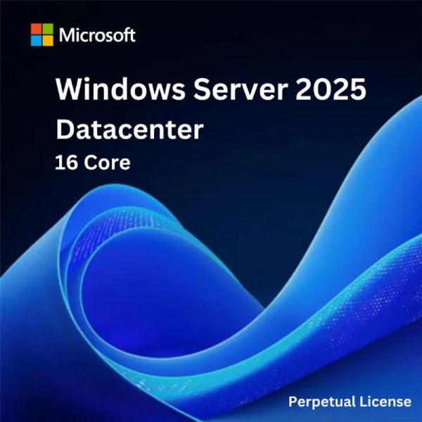Microsoft Windows Server 2025 Datacenter 16 cœurs