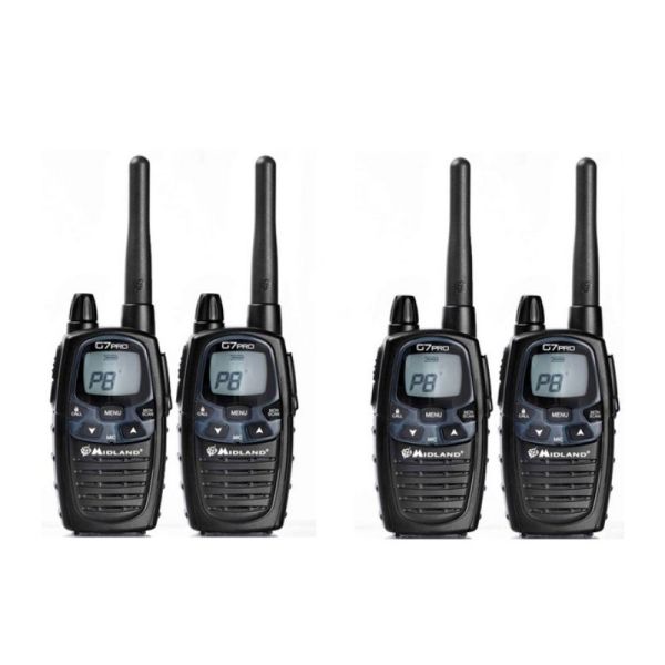 Pack de 4 Midland G7 Pro 