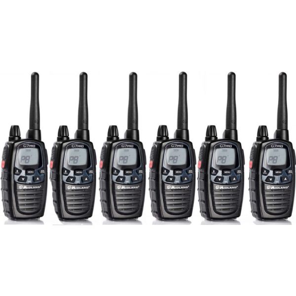 Pack de 6 Midland G7L PRO