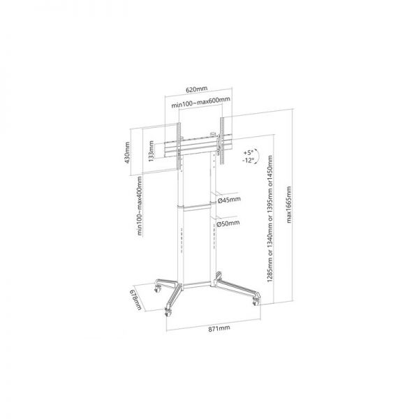 Soporte de pie Neomounts FL50-540BL1
