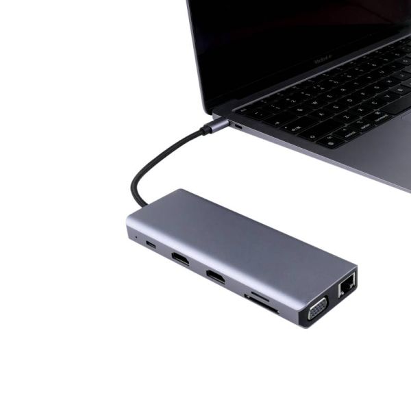 Cleyver Hub USB C 12 puertos