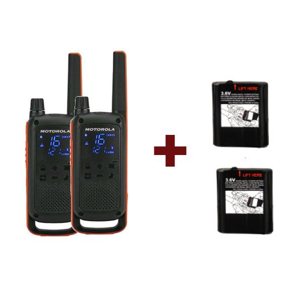 Pack Motorola T82 + Baterías potentes 1300mAh